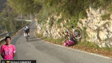 Photo of Carapaz confirma que está bien tras su caída en Il Lombardia
