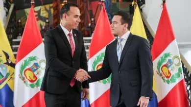 Photo of Presidencia del Ecuador recibe al presidente de Perú para el encuentro Presidencial