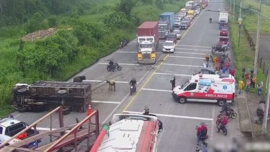 Photo of Un choque frontal entre un camión que transportaba ganado y un automóvil dejó cuatro personas fallecidas y dos heridas la mañana de este martes 4 de agosto de 2026, en el kilómetro 16 de la vía a Quinindé, según el reporte preliminar del ECU 911.
