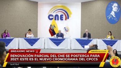 Photo of Renovación parcial del CNE se posterga para 2027: este es el nuevo cronograma del Cpccs